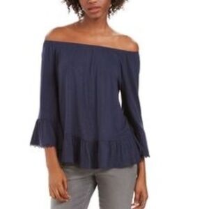 Style & Co Off-The-Shoulder Bell-Sleeve Top